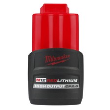 Milwaukee 48-11-2425 M12 12V REDLITHIUM HIGH OUTPUT CP2.5 Battery