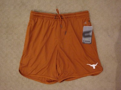 NWT UT University of Texas Longhorn Boys Athletic Shorts Orange Youth L (16-18)