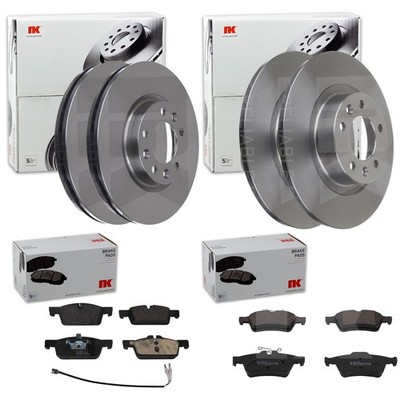 NK BREMSSCHEIBEN + BELÄGE VORNE + HINTEN passend für PEUGEOT 508 8D Limo + SW