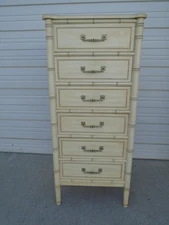 Real Henry Link Faux Bamboo Lingerie Chest of drawers Bali Hai Regency dresser