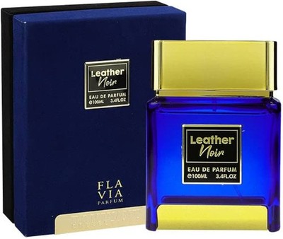 Leather Noir by Flavia Eau De Parfum EDP For Men & Women - 100 ML New Supor Rich