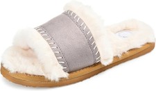 Journee Collection Women's Mardie Slipper Grey size 10