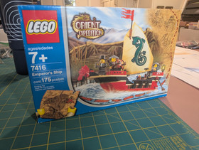 LEGO Adventurers Orient Expedition Emperor's Ship 7416 Vintage 175 pcs