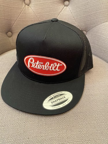Cappello camionista snapback flatbill toppa ricamata attrezzatura Peterbilt Yupoong