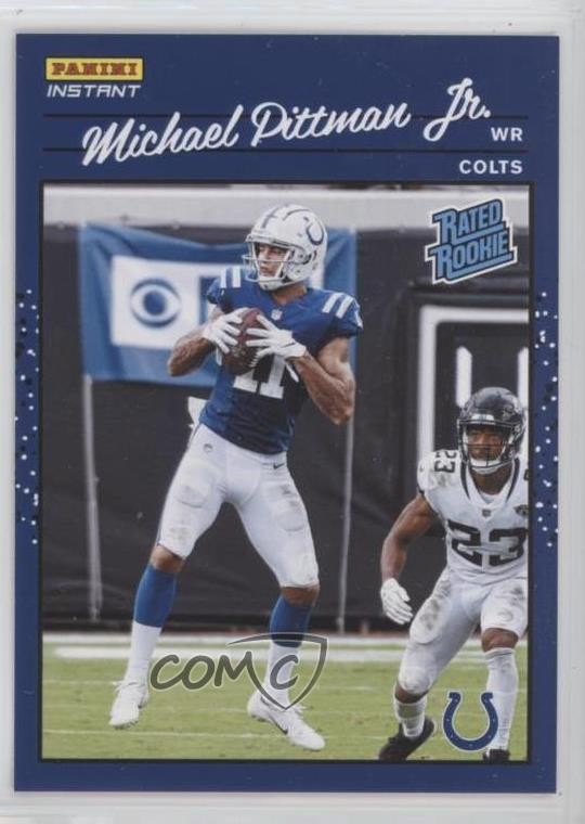 2020 Panini Instant NFL 1990 Rated Rookie /2044 Michael Pittman Jr #RR14 RC 1d2t