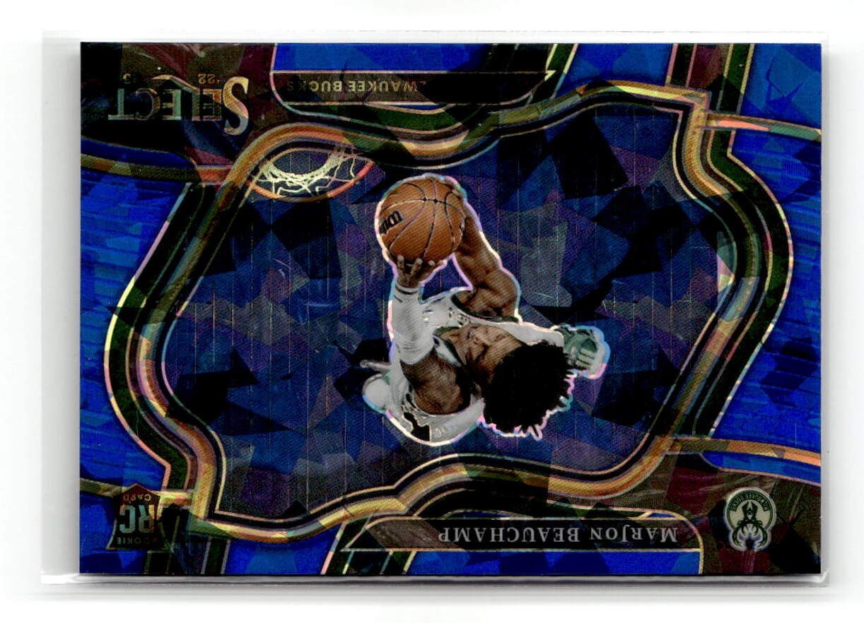 2022-23 Panini Select - Courtside MarJon Beauchamp #283 Blue Ice Prizm (RC)