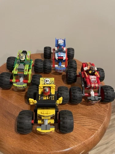 LEGO Racers Lot Of 4 Monster Trucks 9092 9093 9094 9095 Retired