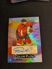 2024-25 Upper Deck Allure Color Flow Full Rainbow Tom Wilson Auto