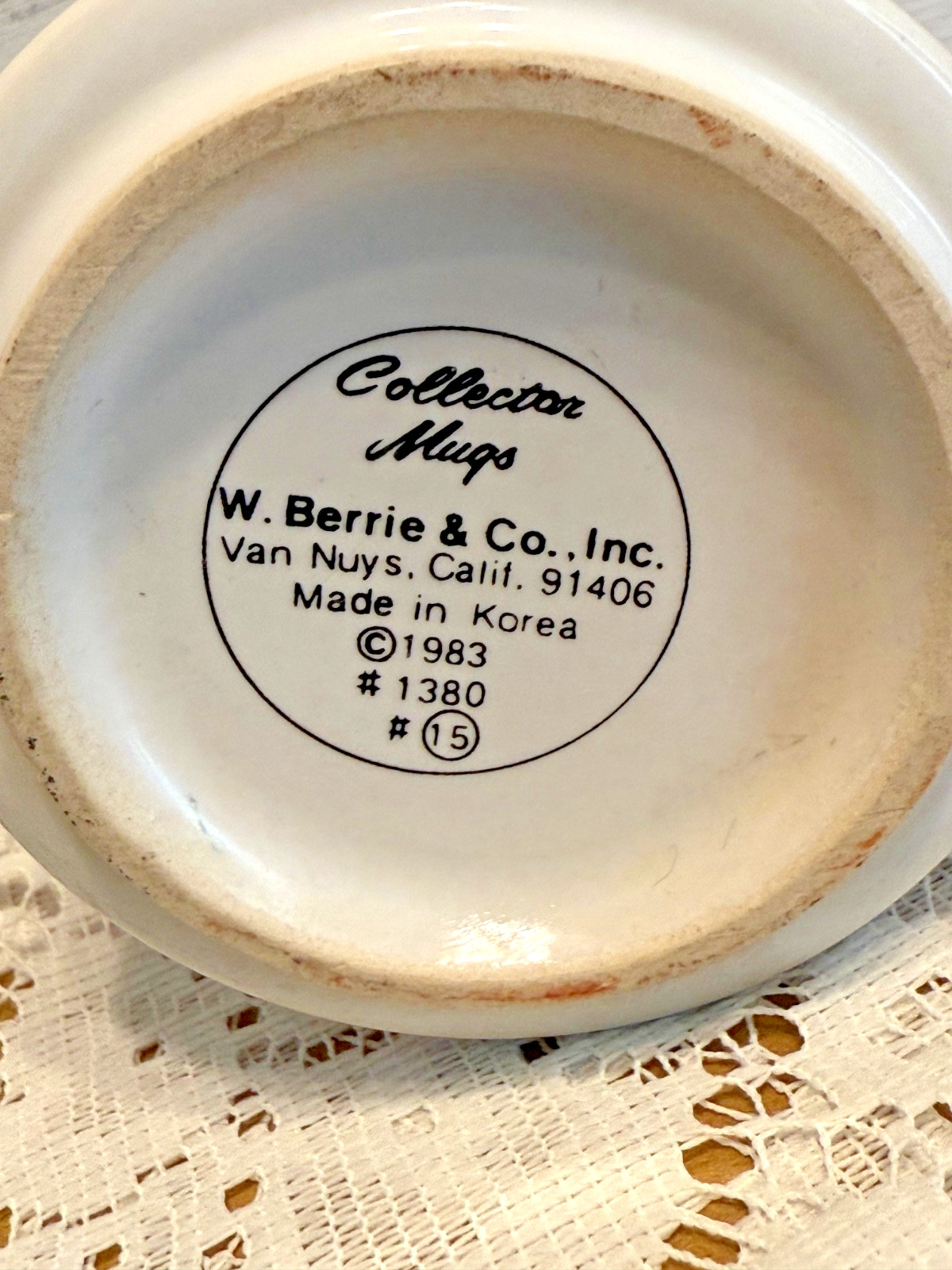 Vintage 1983 Russ Berrie Co. “Roommate- You’re The Best!” Coffee Mug Ceramic 