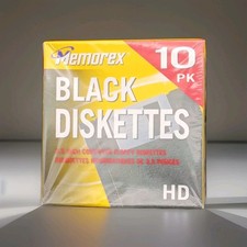 Memorex 3.5 Floppy Disks- HD 1.44MB- 10 Pack- Sealed- New