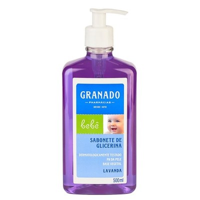 Granado - Bebe -Sabonete Liquido Glicerina Lavanda 500Ml (Liquid Soap 16.91FlOz)