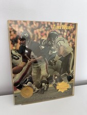 Collectors Edge TimeWarp Football Plaque Y A Tittle Leslie ONeal 25/42 1827/5000