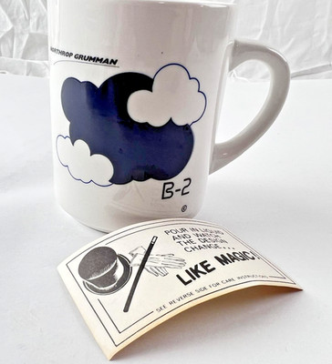 Northrop Grumman B-2 Stealth Bomber Magic Mug Thermochromic Houze FX Pilot FX