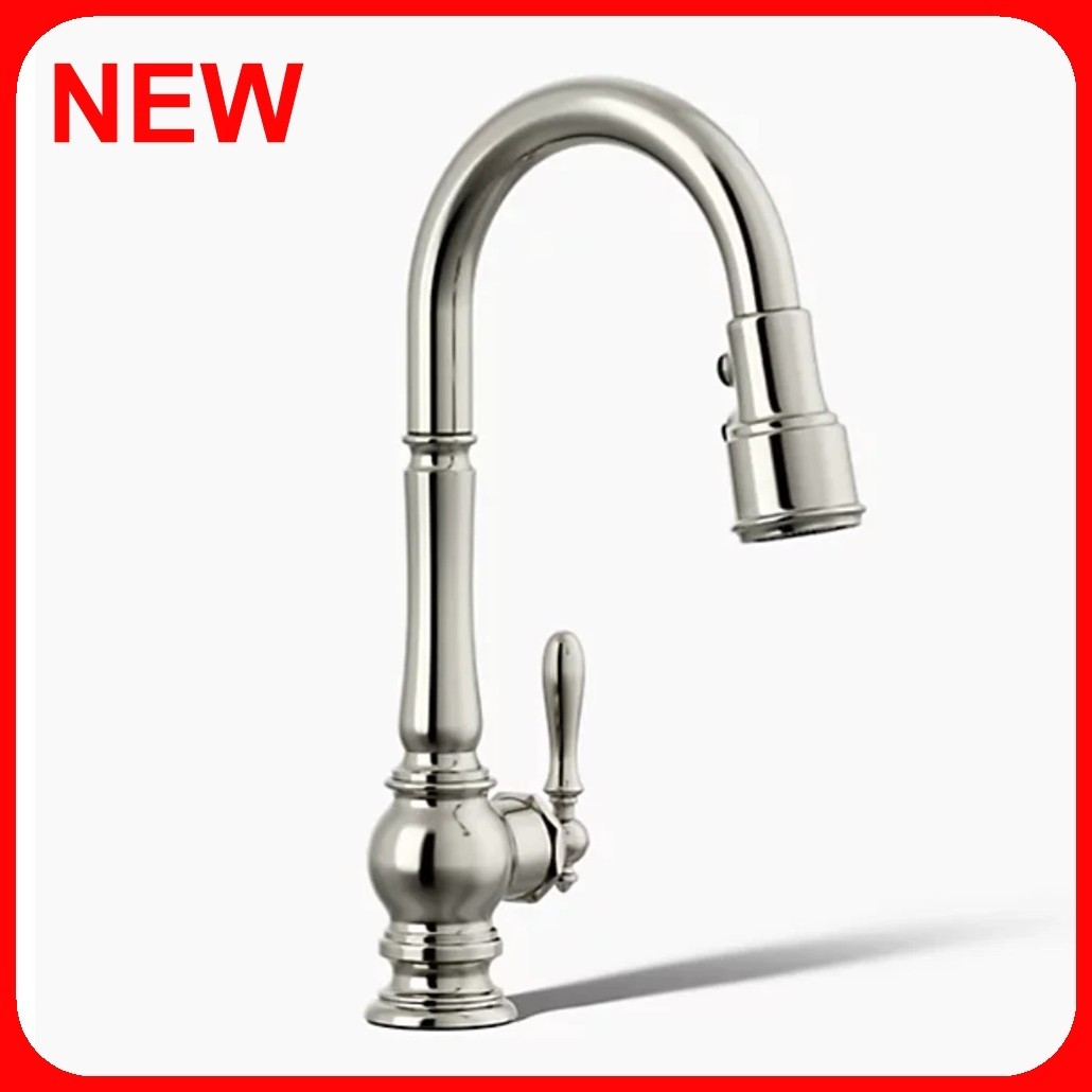 Kohler Artifacts 1.5 GPM Single Hole Pull Down Kitchen Faucet  R3