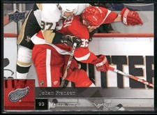 2009-10 Upper Deck Johan Franzen #122 Detroit Red Wings