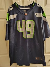 Seattle Seahawks Shaquem Griffin 49 Nike On Field Jersey Men's XXL 2XL Blue