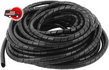 Spiral Cable Wrap - 20 Ft 1/2" Spiral Wire Wrap Cord Covers Bundle Sleeve Hose f