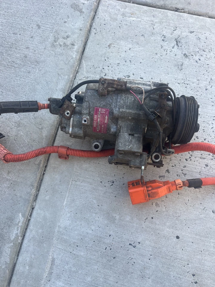 🛑 2012-2015 Honda Civic Hybrid Acura ILX Hybrid A/C Compressor OEM HBC198 - Image 3 of 4