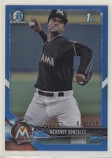 2018 Bowman Chrome Prospects Blue Refractor 36/150 Merandy Gonzalez #BCP70 in5