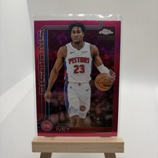 Jaden Ivey 2025-26 Topps Chrome Magenta Refractor Base /399 #61