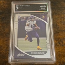 Panini 2020 Absolute Justin Jefferson Rookie #168 Arena Club 9 Minnesota Vikings