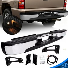Chrome Rear Bumper For 1999-2007 Chevy Silverado Gmc Sierra 1500 2500 Chrome Rear Bumper For 1999-2007 Chevy Silverado Gmc Sierra 1500 2500