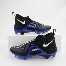 Nike Alpha Menace Football Cleat Men's Black/Blue New without Box