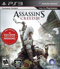 Brand New Assassin's Creed III 3 Assassins Video Game PS3 Sony Playstation #1