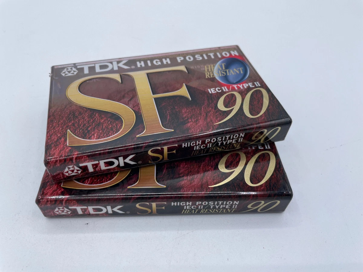 3 Confezioni TDK D-120EB - Audiocassette Vuote 120 Min, Ferric Type I, Sigillate - 3