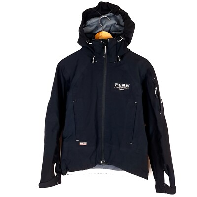 PEAK PERFORMACE TRANGO Damen Jacke Größe S GORE-TEX RECCO Schwarz Wasserdicht