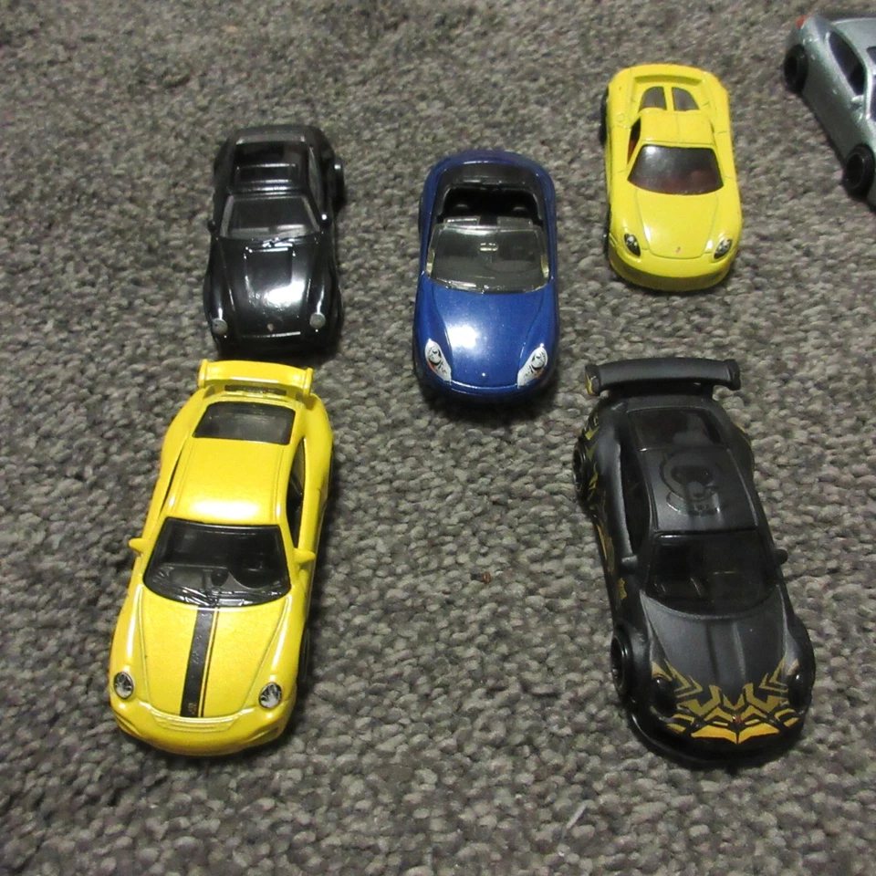 Lote de 7 Hot Wheels Matchbox para carros Porsche - Imagem 2 de 4