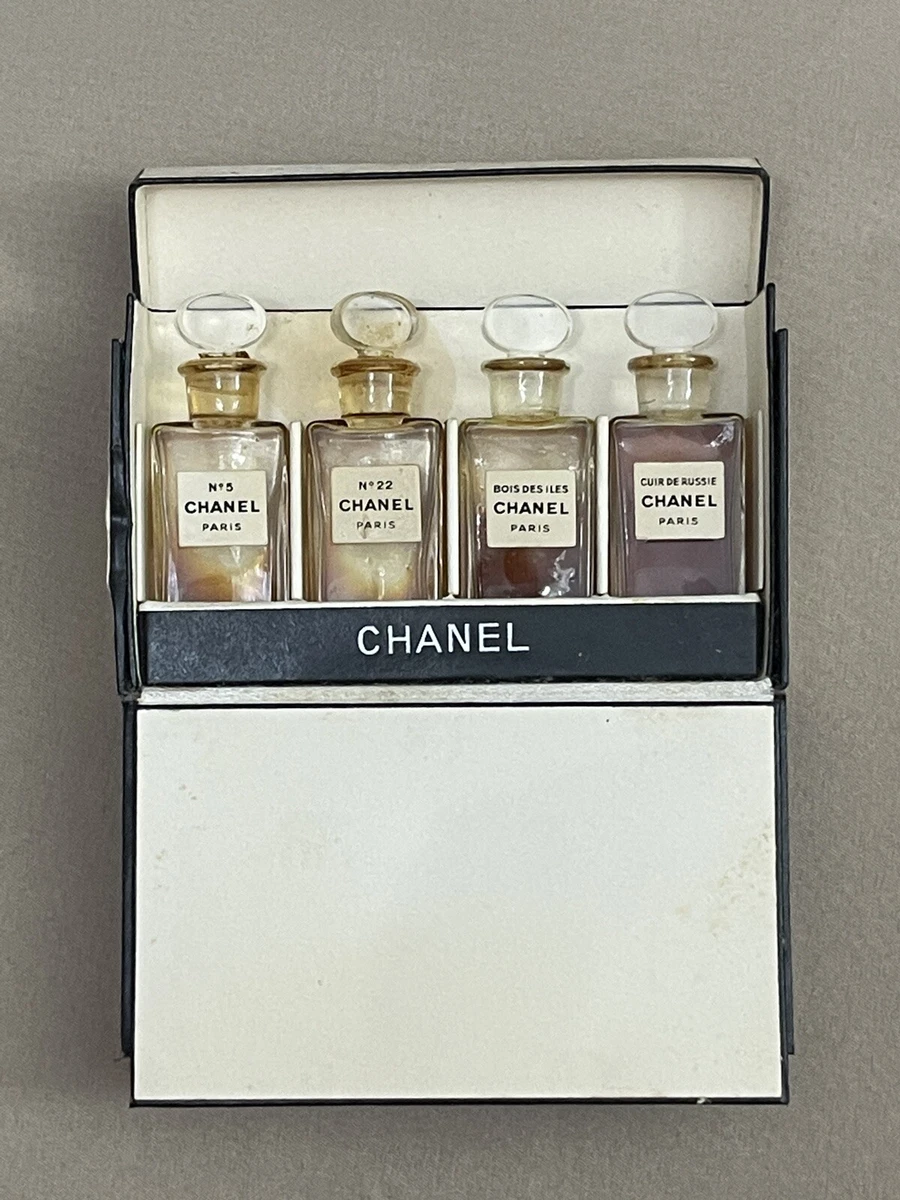 Makes Shopping EasyVintage Chanel Box Set Mini Perfume Bottles No.5 22