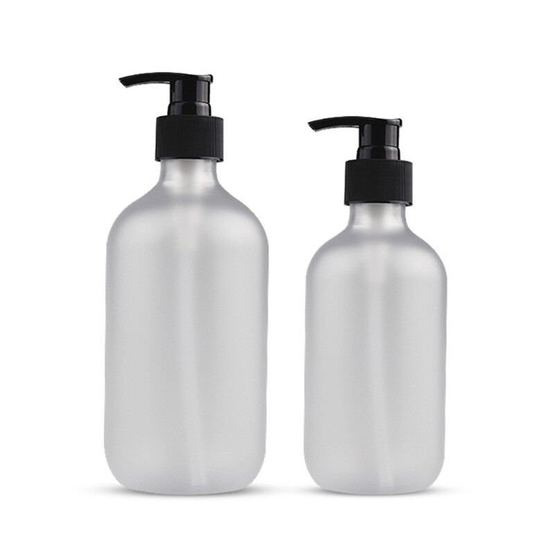 300ml/500ml Bathroom Shampoo Shower Gel Bottle Refillable Soap Dispenser