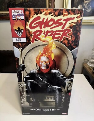 Sideshow Collectibles Ghost Rider Comiquette Statue 2009 Marvel