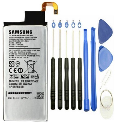 ORIGINAL Samsung Galaxy S6 Edge EB-BG925ABE Akku Batterie SM-G925F + Werkzeugset