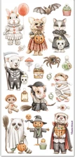Violette Stickers Halloween Animal Critters Crafts Planner Supply Scrapbook