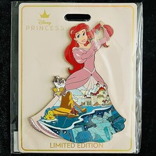 LE WDI Princess Ariel Dress Collage Little Mermaid MOG D23 Expo Disney Pin 2024