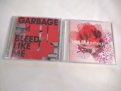 Garbage CD Lot of 2  - Beautiful Garbage Bleed Like Me - Tested