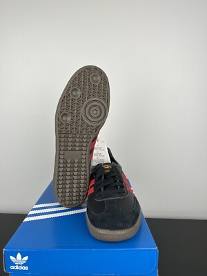 Adidas Original Samba Team Manchester United Black Red Devils