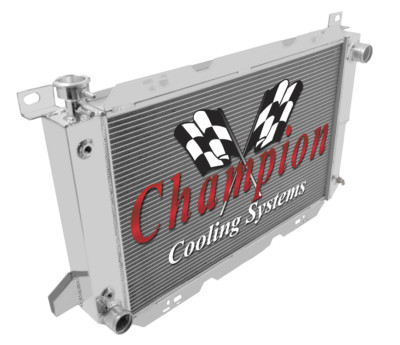 KR 2 Row 1'' Tubes All Aluminum Radiator for 1985 - 1997 Ford F-Series V8 Engine