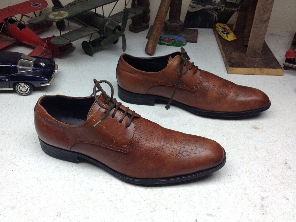 Steve Madden Jonah Cognac Leather Oxford (Men’s) Amazon.com | Steve Madden Men main image 3