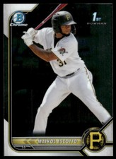 2022 Bowman #BCP-52 Maikol Escotto Chrome Prospects Pittsburgh Pirates