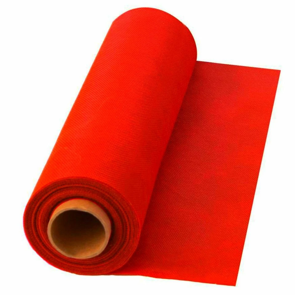TAMLED Tischdeckenrolle Vlies 25 m x 1,10 m rot Einwegtischdecke Tischdecke Tischtuch