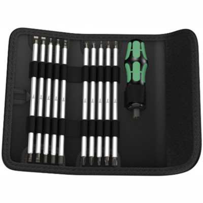 Wera 05002990001 Vario 88/1 Combination Blades/Handle Set in Vinyl Pouch 11 Pc.
