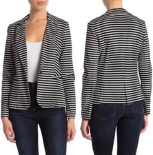 Philosophy Apparel Women's S Small Notch Collar Ponte One Button Blazer Jacket