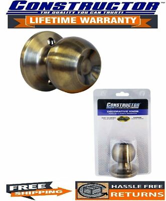 Constructor Chronos Dummy Door Knob Decorative Handle Antique Bronze