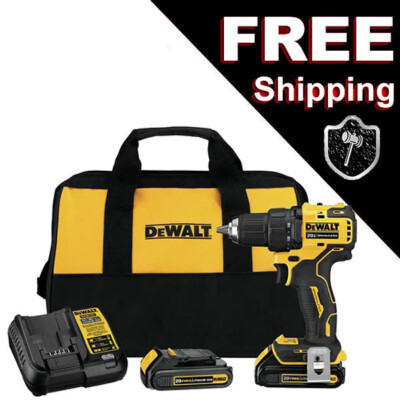 DeWalt 20V MAX ATOMIC Cordless Brushless Compact 1/2 in. Drill/Driver, DCD708C2