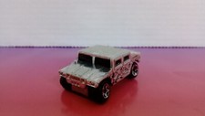 Hot Wheels Humvee AM General Corp Hummer Car Silver Chrome Toy Car