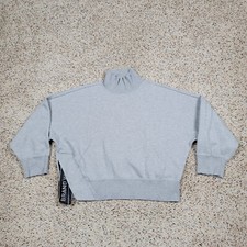 Adidas Sweatshirt Womens Large Gray Pullover Sweater Athletic Ladies Outdoors A6