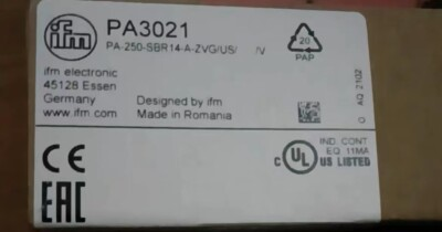 #ad PA3021 IFM Pressure sensor brand new Shipping DHL or FedEX #H $453.38